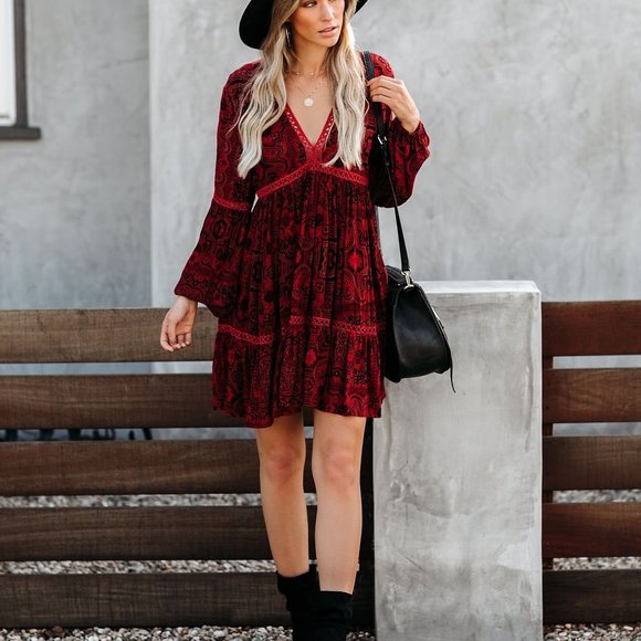 Vici Dresses & Skirts - Crochet Babydoll Dress
